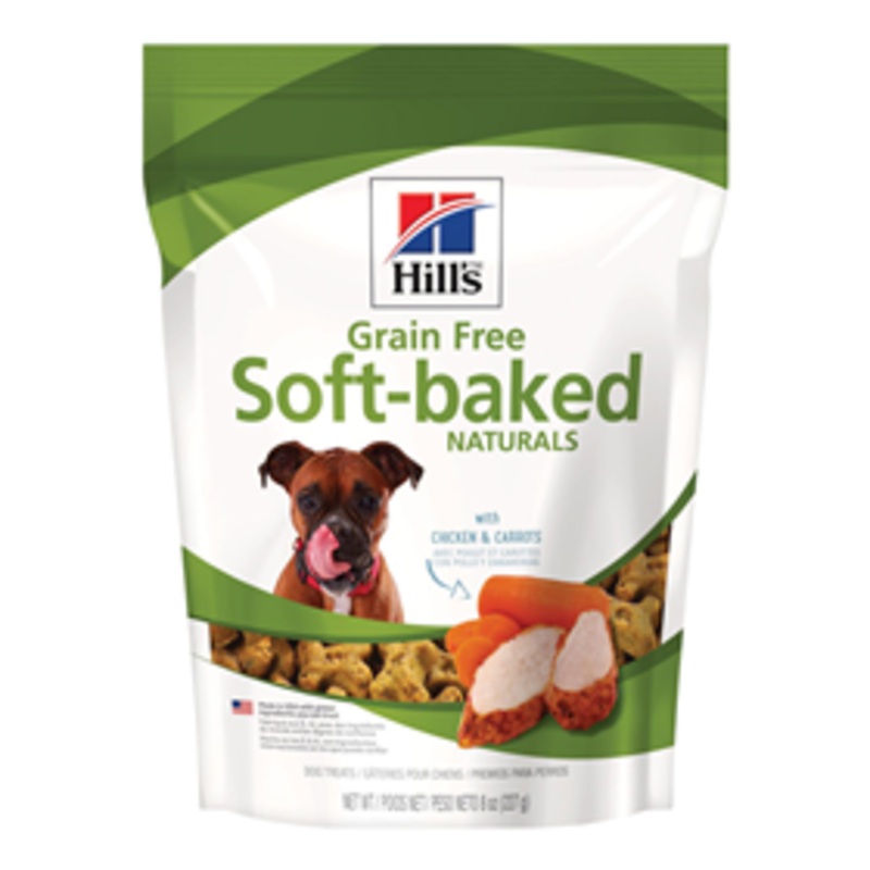 Hill’s Grain Free Soft-Baked Naturals with Chicken & Carrots Dog Treats 8 oz.