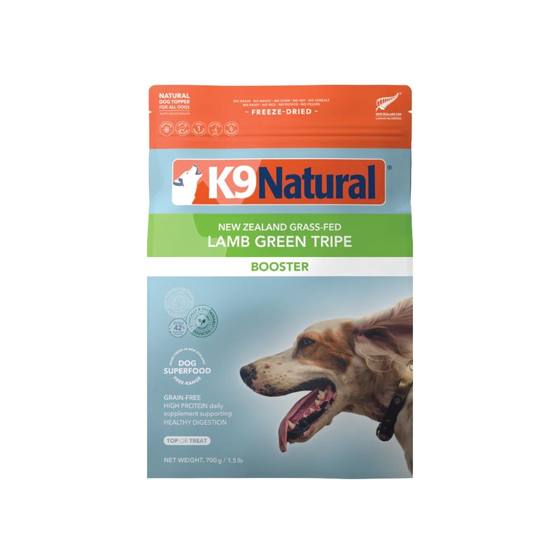 K9 Naturals Lamb Green Tripe Freeze-Dried Booster