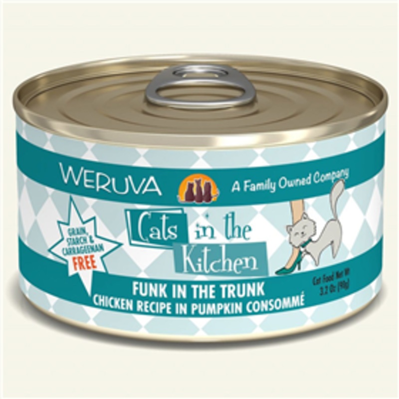 WERUVA Cats in the Kitchen Funk in the Trunk/Chicken Recipe in Pumpkin Consomm Canned 3.2 oz
