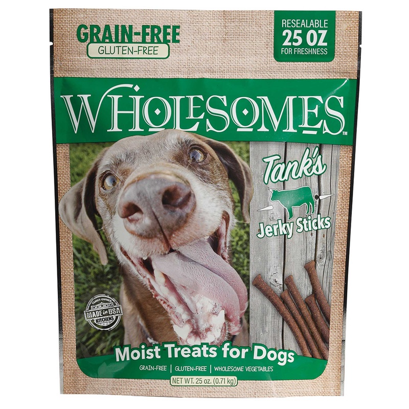 Wholesomes Tank’s Jerky Sticks Grain-Free Dog Treats
