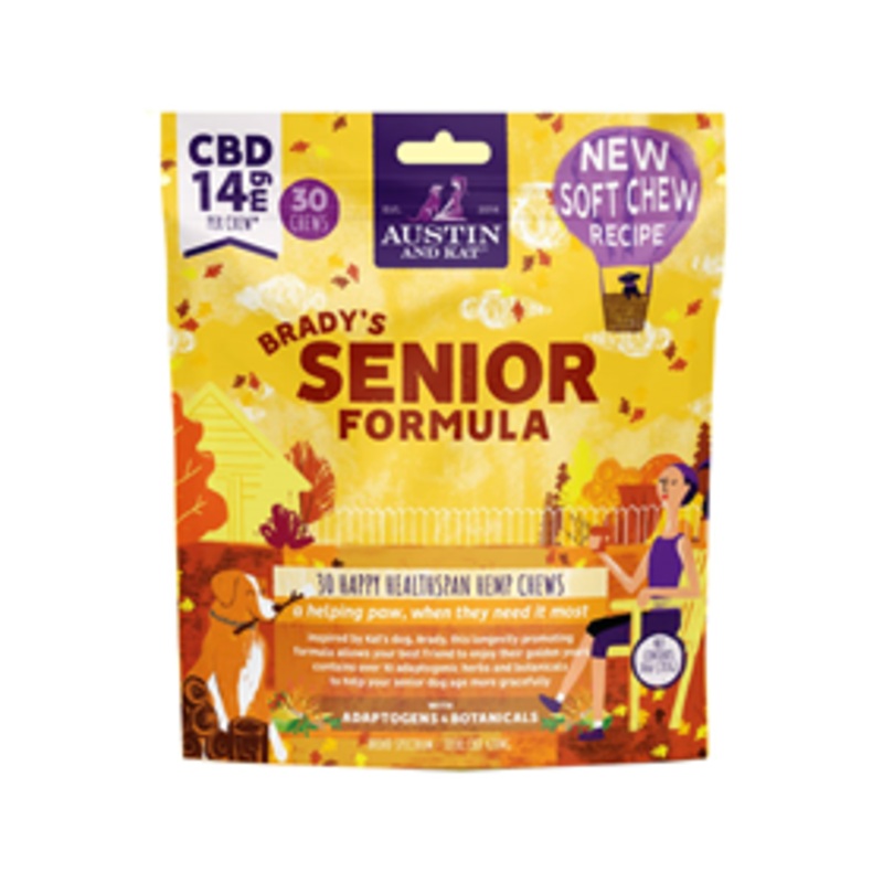 Austin and Kat 14mg Brady’s Senior Formula Chews 10oz
