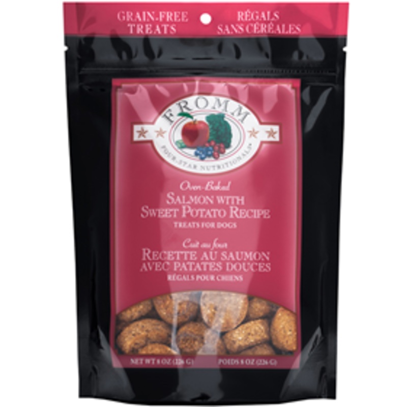 Fromm Four-Star Nutritionals Grain-Free Salmon With Sweet Potato Dog treat 8 oz.