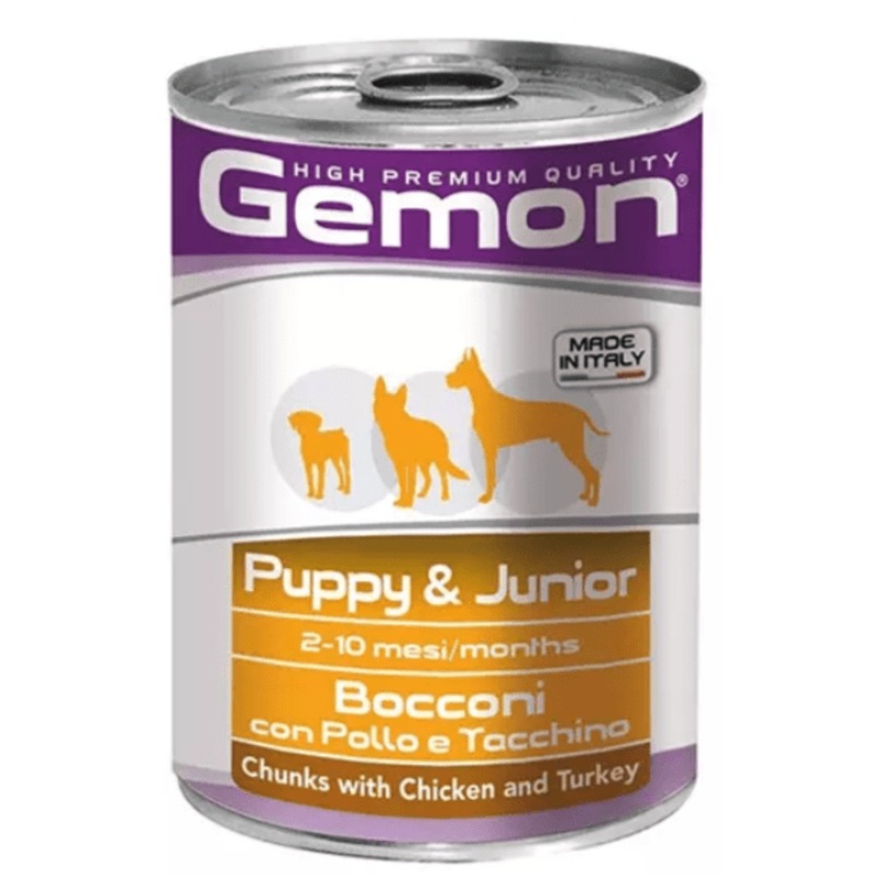 Gemon Puppy Chunks with Chicken & Turkey 415gr