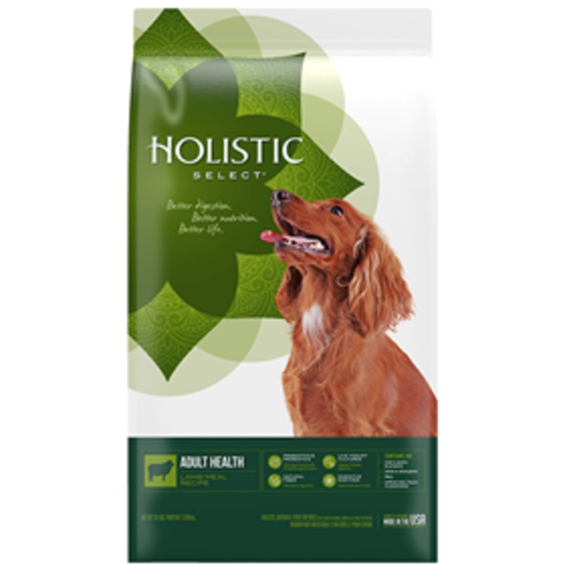 Holistic Select Adult Health Lamb Meal Recipe Dry Dog Food 30 lbs.