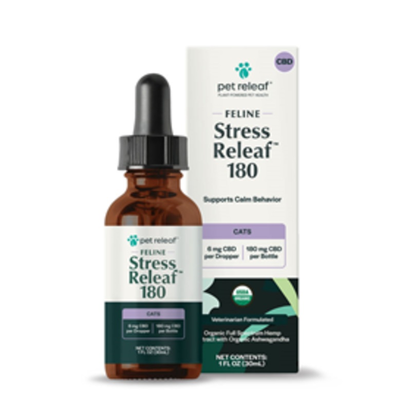 Pet Releaf Feline Stress Releaf 180 for Cats 1 oz.