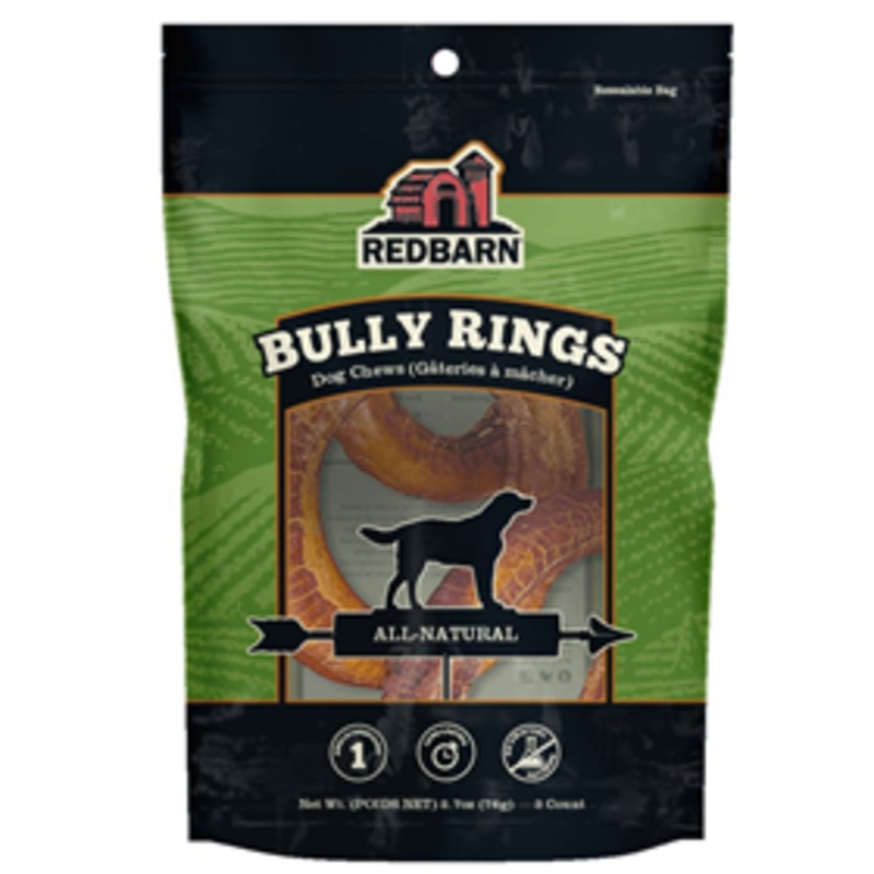 Redbarn All-Natural Bully Rings Dog Chews 3 ct