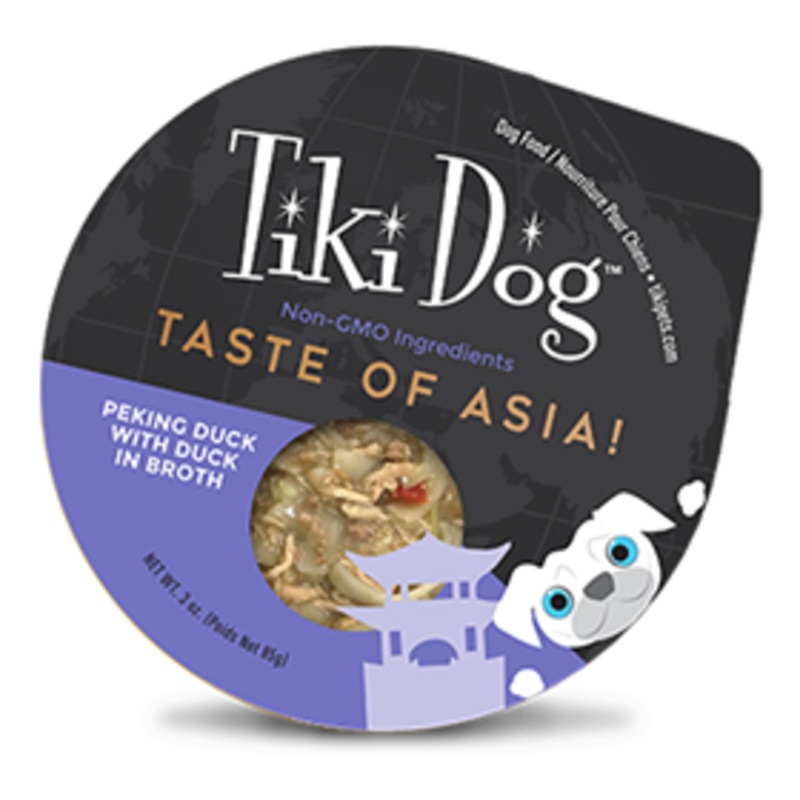 Tiki Dog Taste of Asia Peking Duck with Duck Recipe in Broth 3 oz.