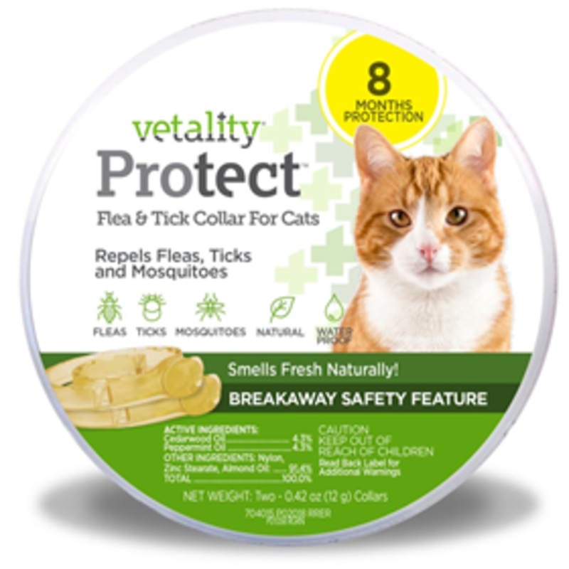 Vetality Protect Flea & Tick Collar for Cats