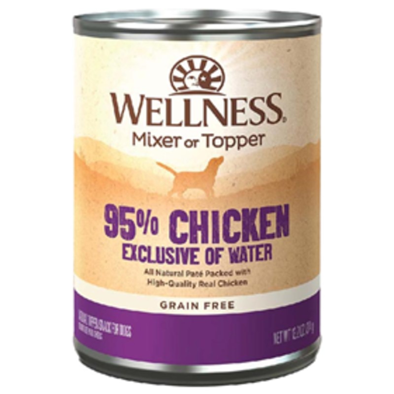 Wellness 95% Chicken Canned Dog Food 13.2 oz.