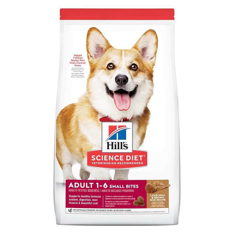 *DONATION TO ANIMAL LOVERS LEAGUE* Hill’s Science Diet Canine Adult Lamb & Rice Small Bites 12kg