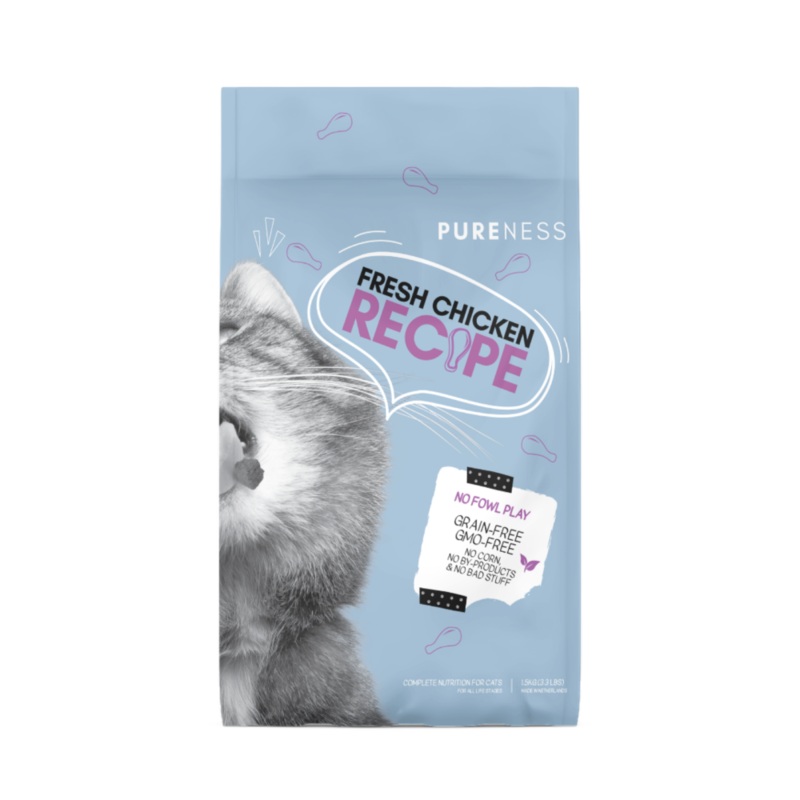 *DONATION TO FUR AND FEATHERS* Pureness Cat Fresh Chicken Recipe 1.5kg