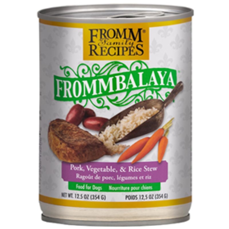 Fromm Family Frommbalaya Pork, Vegetable & Rice Stew Canned Dog Food 12.5 oz.