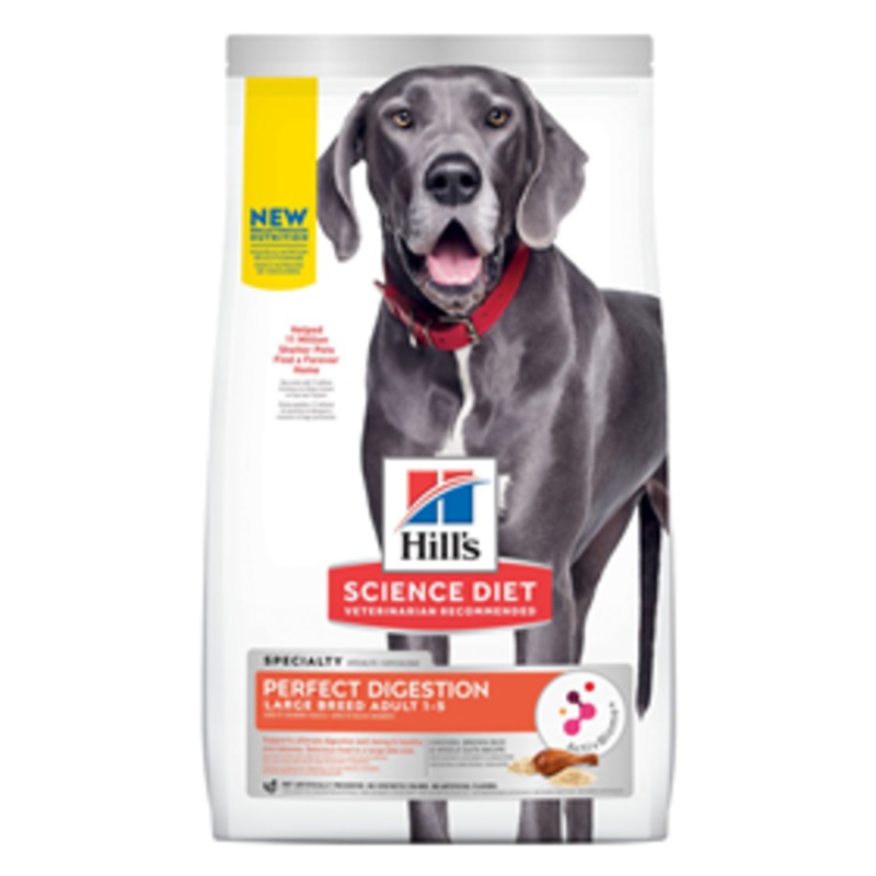Hill’s Science Diet Perfect Digestion Large Breed Chicken, Brown Rice & Whole Oats Recipe