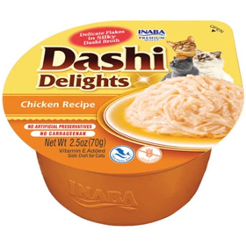Inaba Dashi Delights Chicken in Broth Cat Food 2.5oz