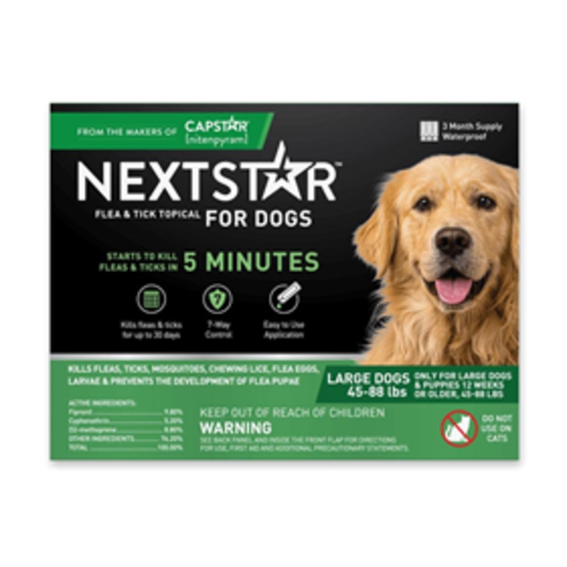 NextStar Flea & Tick Topical Large Dogs 45-88 lbs