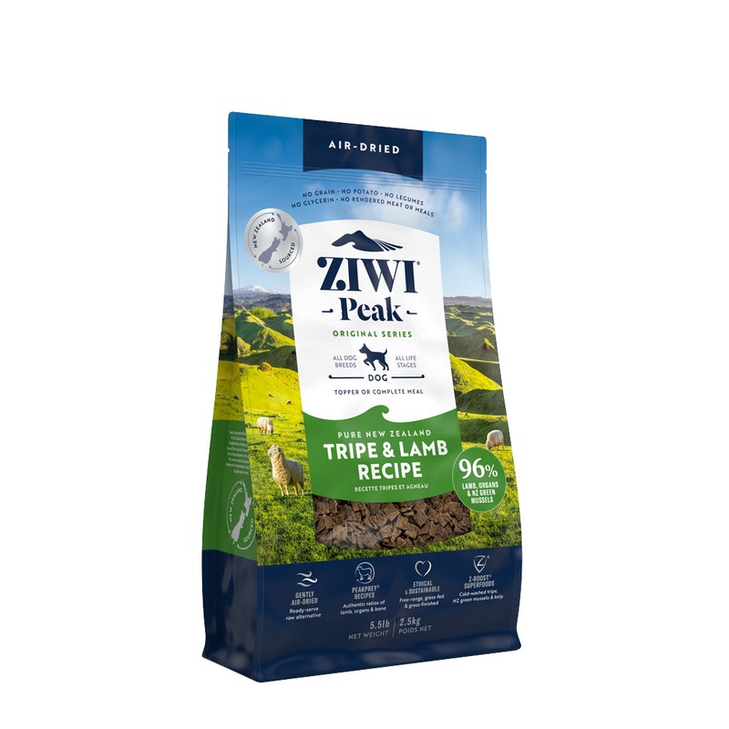 Ziwi Peak Air Dried Tripe & Lamb For Dogs