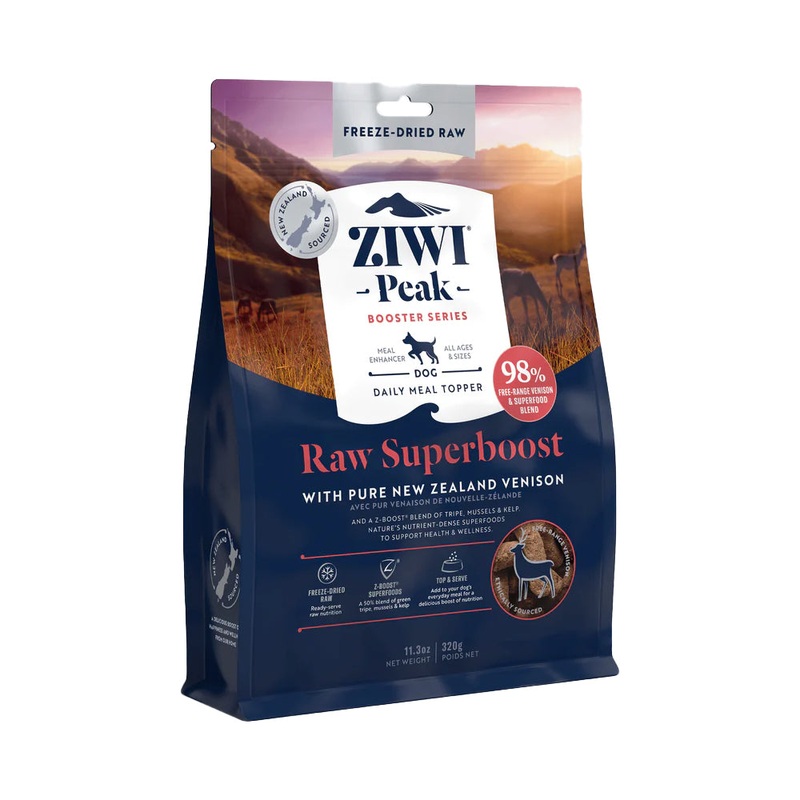 Ziwi Peak Freeze Dried Raw Superboost Daily Meal Topper – Venison