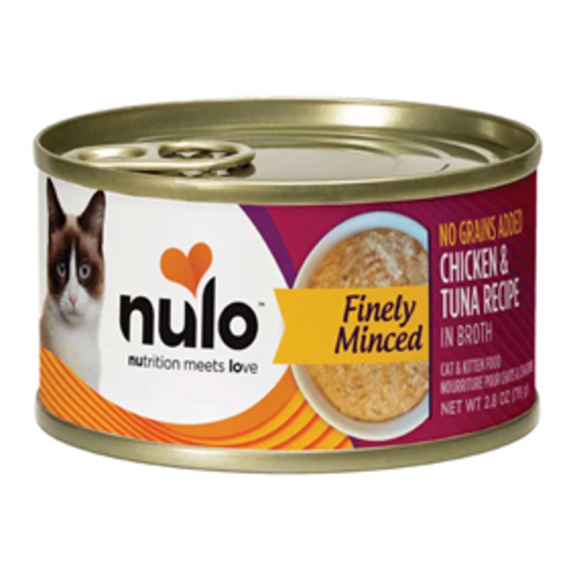 Nulo Cat & Kitten Finely Minced Chicken & Tuna Recipe 6oz