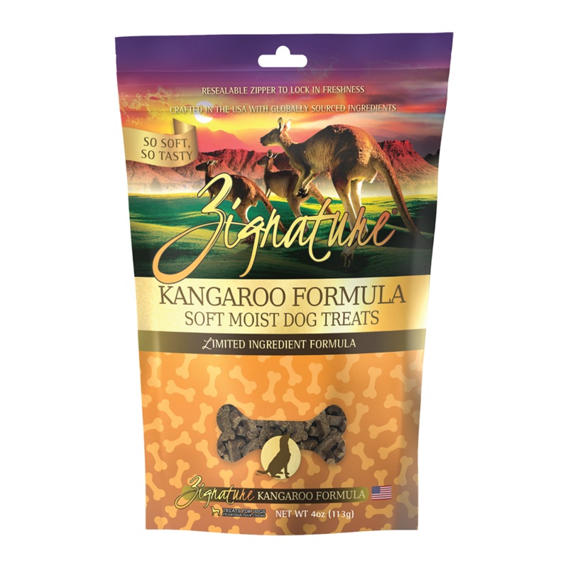 Zignature Dog Treats Soft Moist Kangaroo Formula 113g