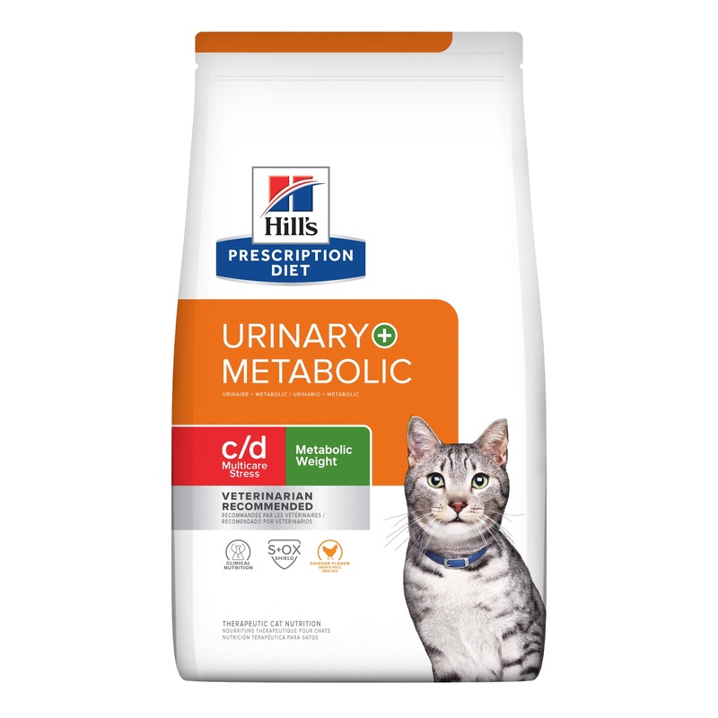 Hill’s Prescription Diet c/d Multicare Stress Urinary + Metabolic Weight Dry Cat Food 2.88kg