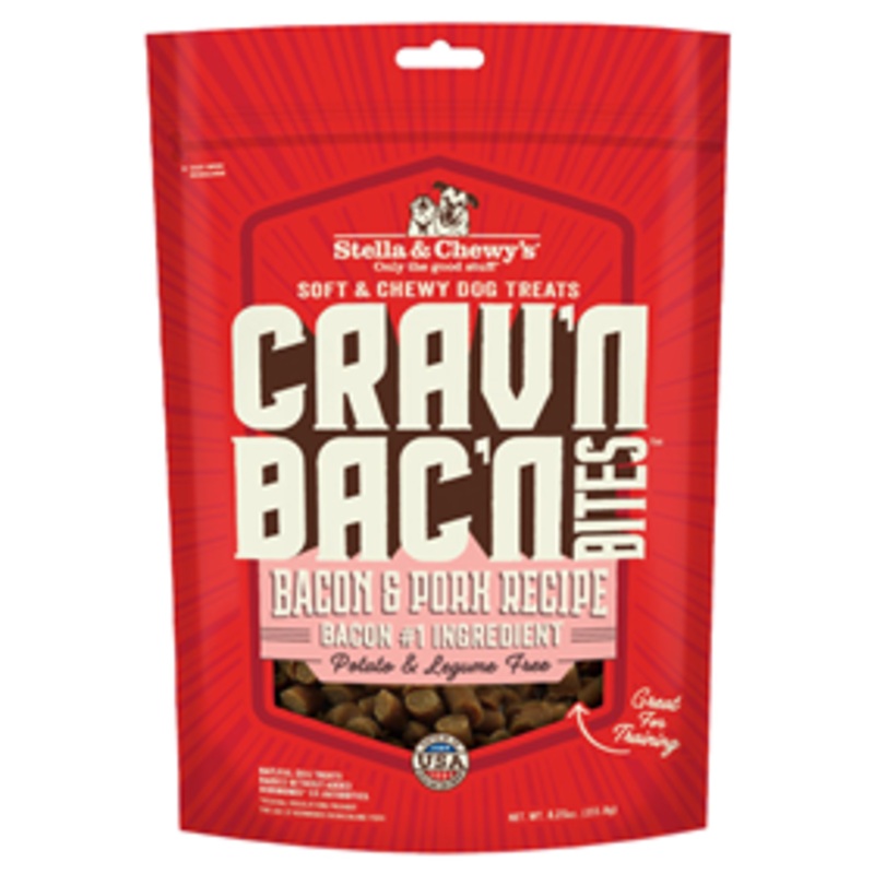 Stella & Chewy’s Cravn Bacn Bites Bacon & Pork Recipe 8.25 oz.