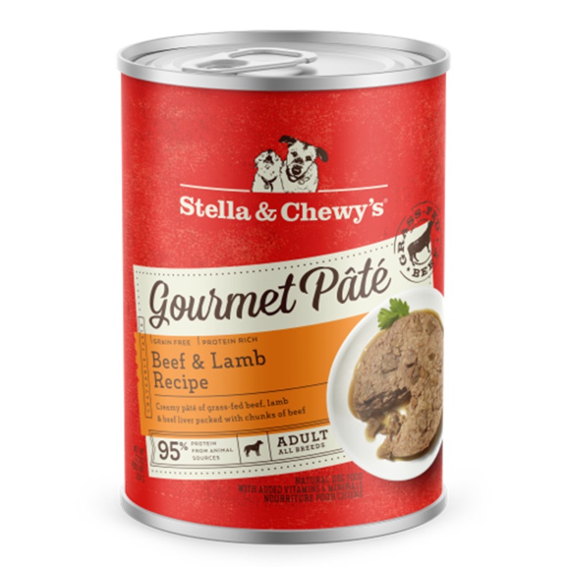 Stella & Chewy’s Dog Gourmet Pate Beef & Lamb Recipe 12.5oz