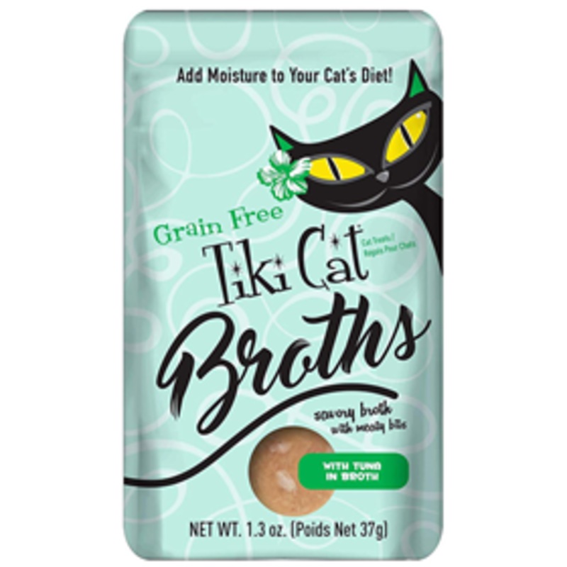 Tiki Cat Grain Free Broths Tuna Pouch 1.3 oz.