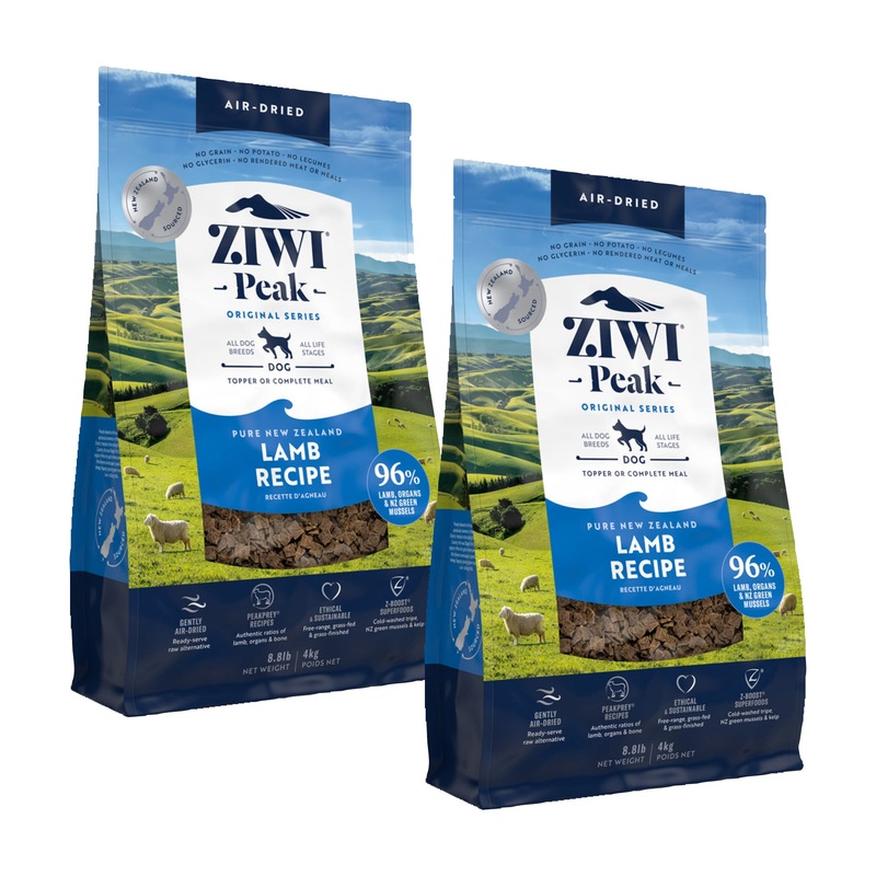Ziwi Peak Air Dried Lamb for Dogs 8kg Value Bundle