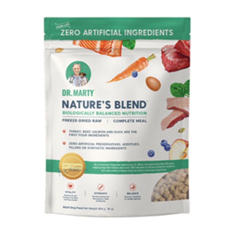 Dr. Marty Nature’s Blend Freeze-Dried Raw Complete Meal 16 oz.