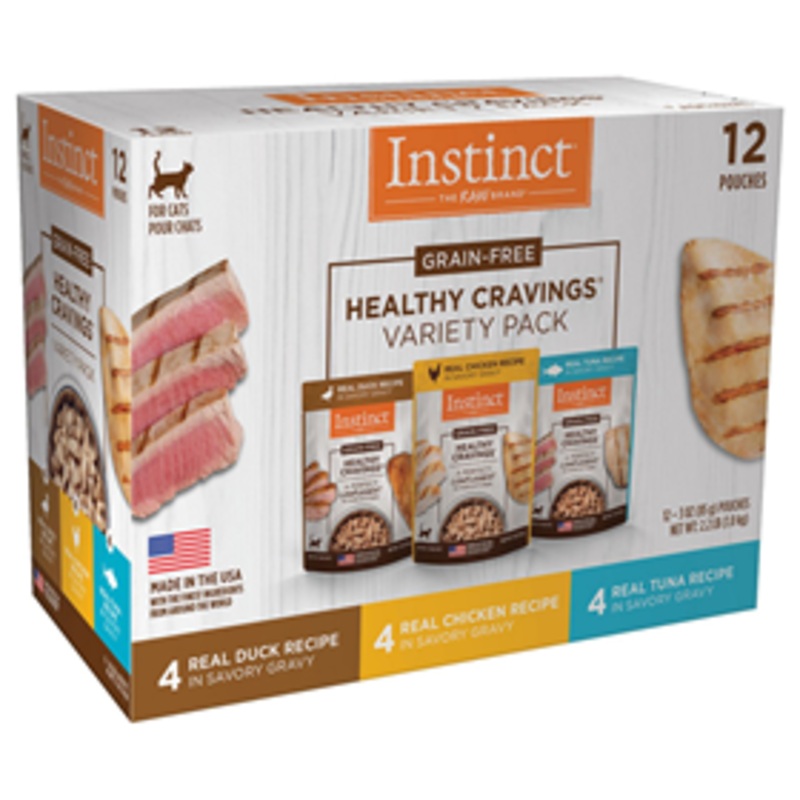Instinct Healthy Cravings Variety Pack for Cats 3 oz 12 ct