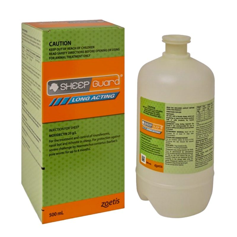 Sheepguard LA Long Acting Injection Drench for Sheep 500mL