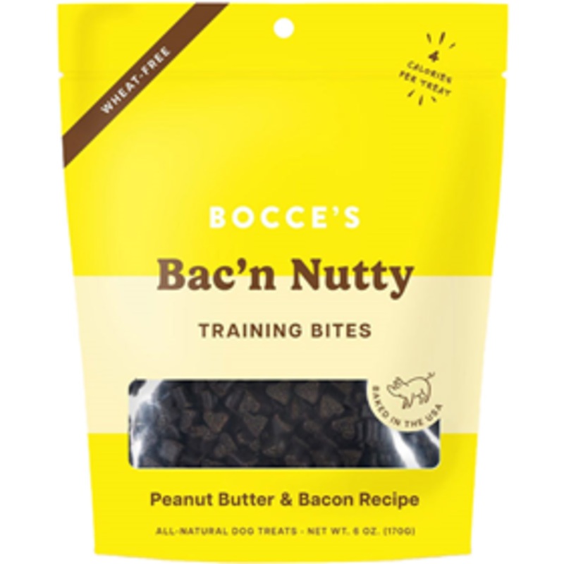 Bocce’s Bac’n Nutty Training Bites 6 oz
