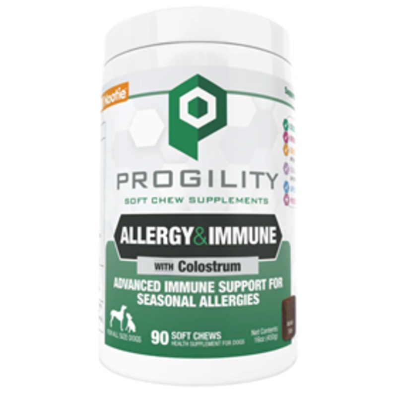 Nootie Progility Soft Chew Supplements Allergy Relief with Colostrum 90ct