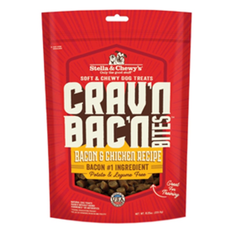 Stella & Chewy’s Cravn Bacn Bites Bacon & Chicken Recipe 8.25 oz.