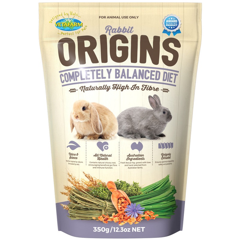 Vetafarm Origins Rabbit Food|350g|1.5kg|6kg
