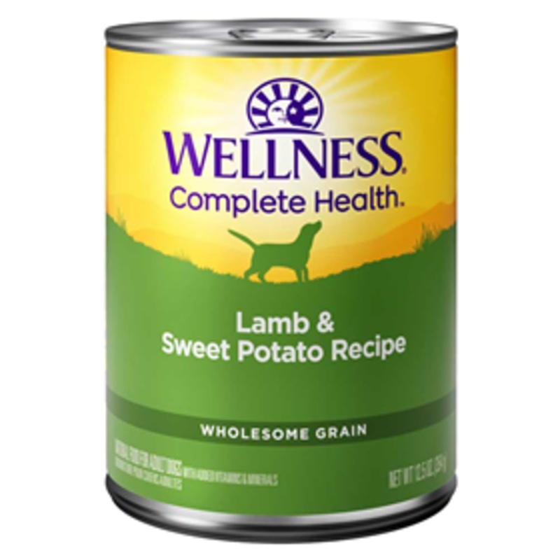Wellness Complete Health Lamb & Sweet Potato Formula Canned Dog Food 12.5 oz.