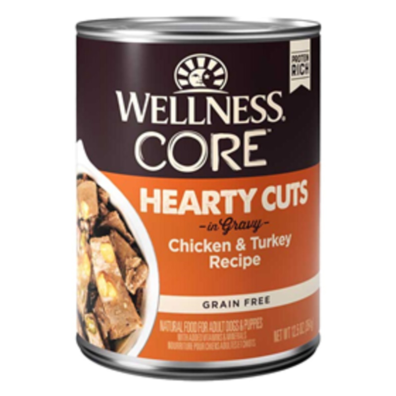 Wellness CORE Hearty Cuts Chicken & Turkey Dog