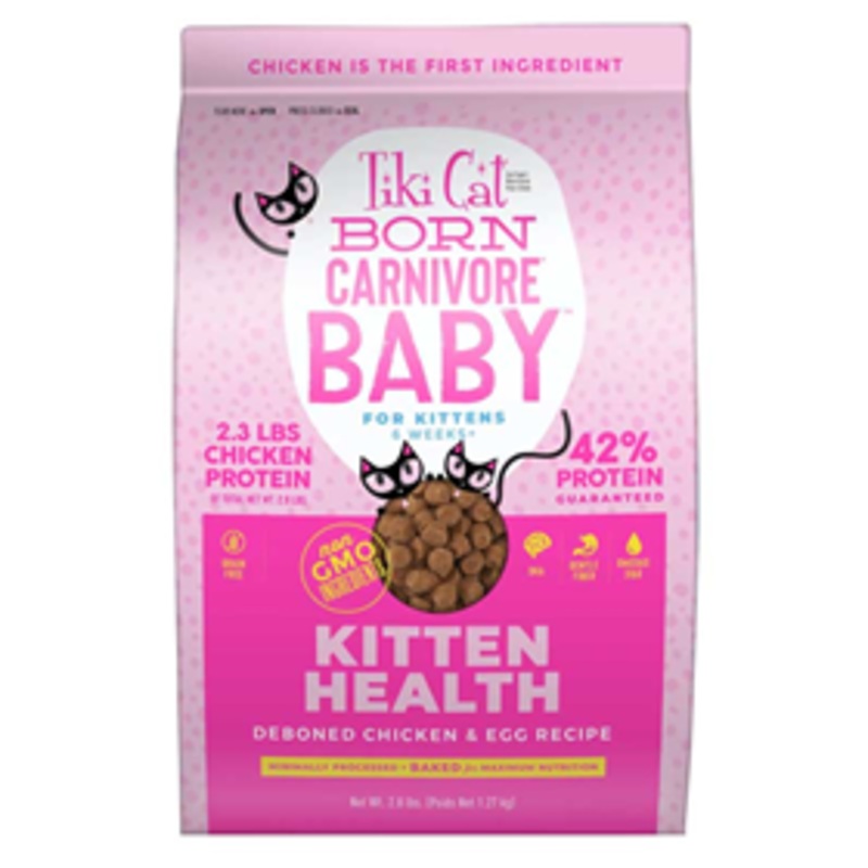 Cat Born Carnivore Baby Kitten Health Deboned Chicken and Egg Recipe 2.8lbs
