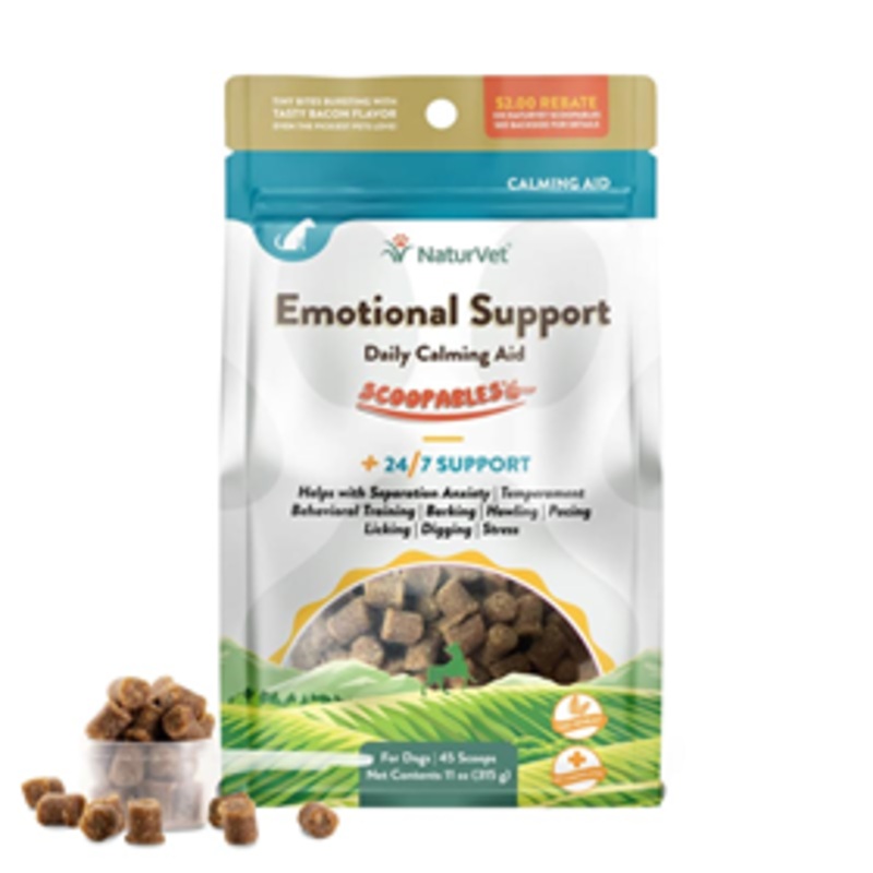 NaturVet Scoopables Emotional Support Dog Calming Aid for Dogs 11 oz.