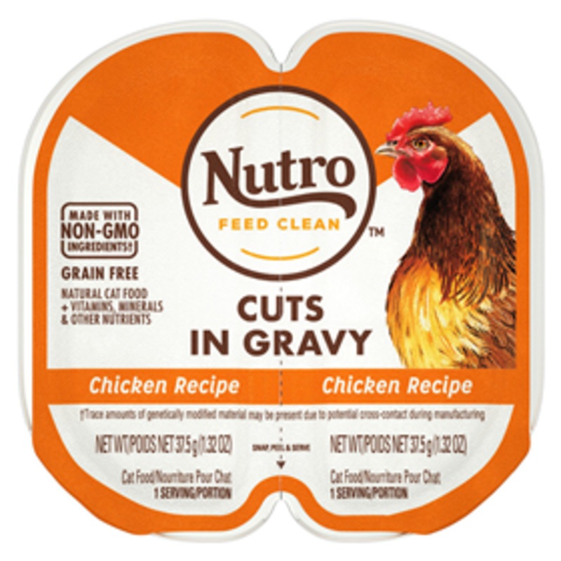 Nutro Perfect Portions Cuts in Gravy Chicken Recipe Adult Cat Food