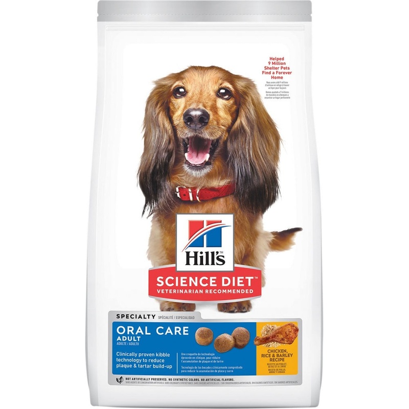 Hill’s Science Diet Adult Oral Care Chicken, Rice & Barley Recipe Dry Dog Food
