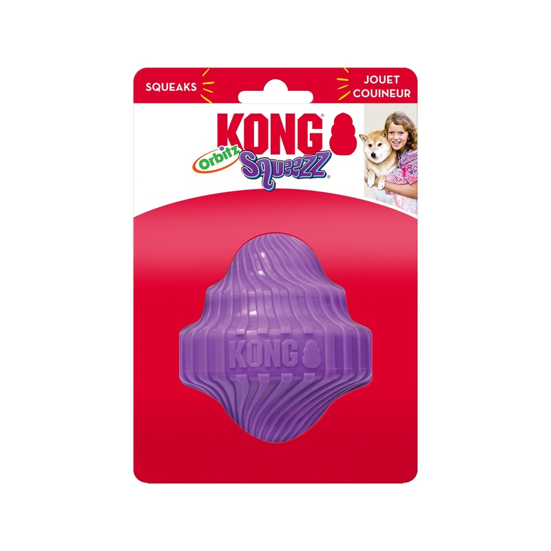 KONG Squeezz Orbitz Spin Top|Small/Medium|Medium/Large