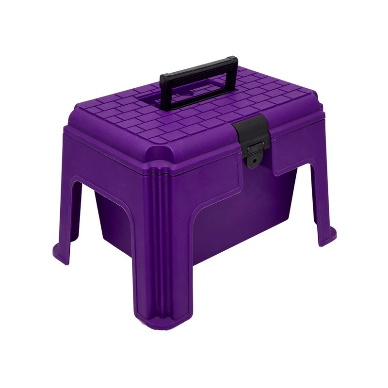 Step-Up Tack Box|Grey|Turquoise|Pink|Purple
