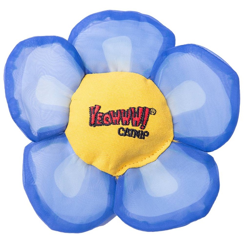 Yeowww! Catnip Daisy’s Flower Tops Blue