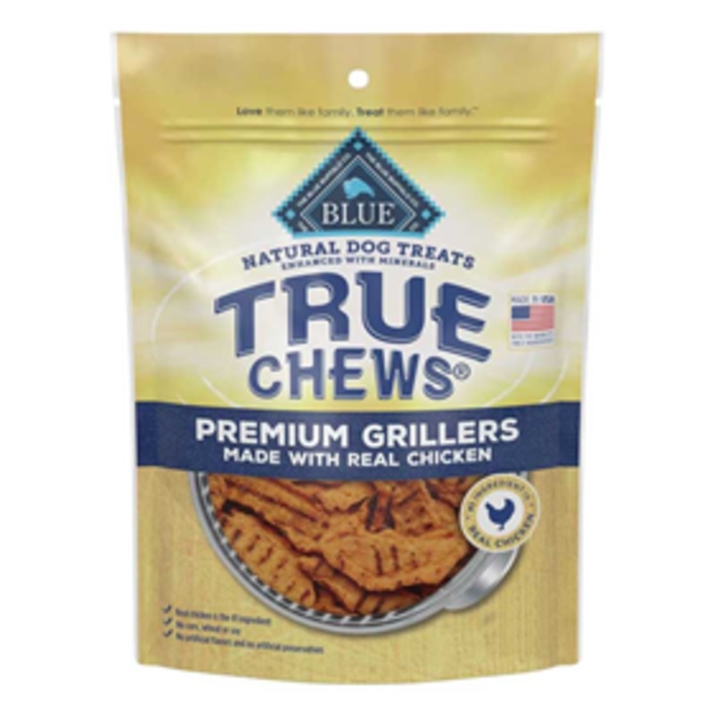 Blue Buffalo True Chews Premium Grillers Made With Real Chicken Dog Treat 12 oz.