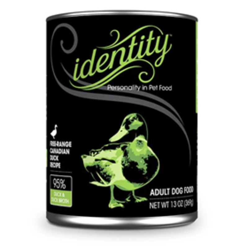 Identity 95% Free-Range Canadian Duck Recipe Adult Dog Food 13 oz.