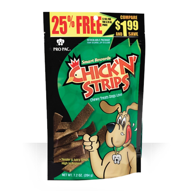 PRO PAC Smart Rewards Chick ‘N’ Strips Dog Treats
