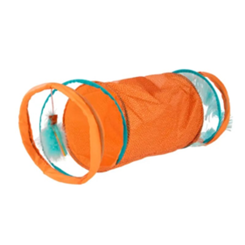SmartyKat Instincts Teaser Tunnel Activity Tunnel Cat Toy