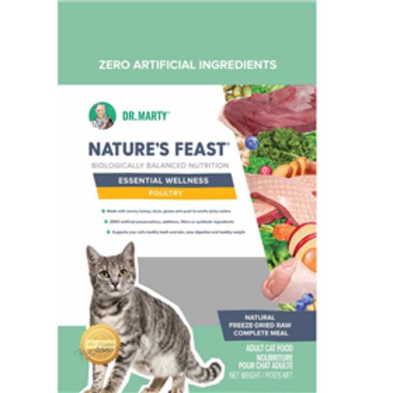 Dr Marty Natures Feast Freeze Dried Poultry Cat Food