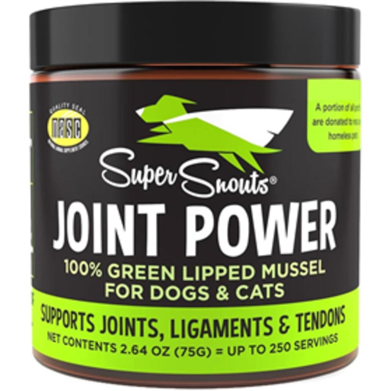 Super Snouts Joint Power 100% Green Lipped Mussel for Dogs & Cats